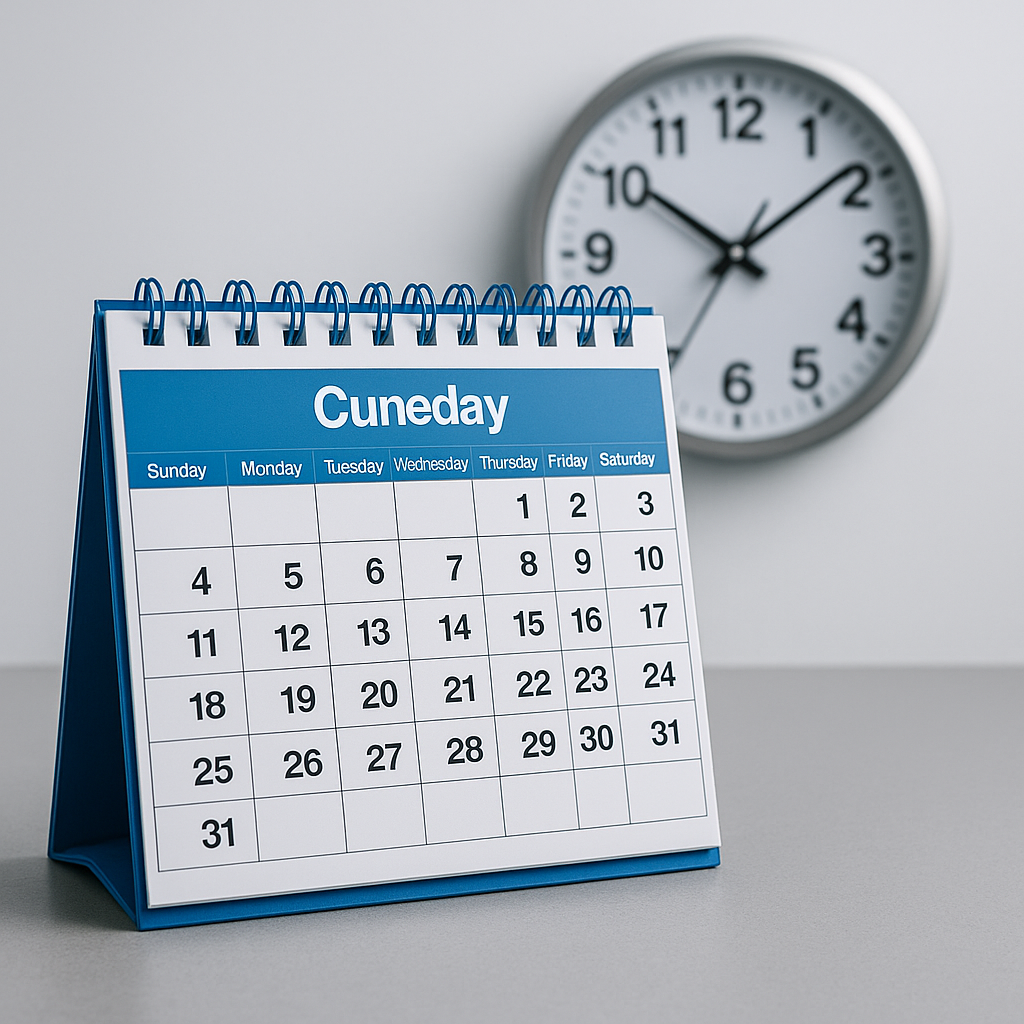 Calendar cu intervale flexibile
